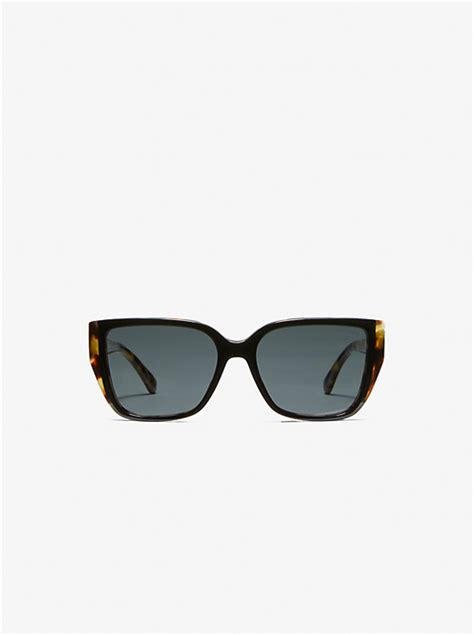 michael kors round tortoise sunglasses|Acadia Sunglasses .